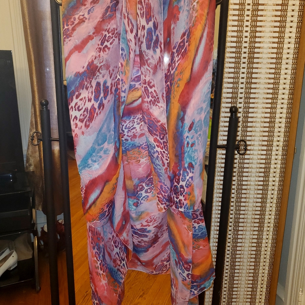 Colorful lightweight duster - Picture 2 of 3